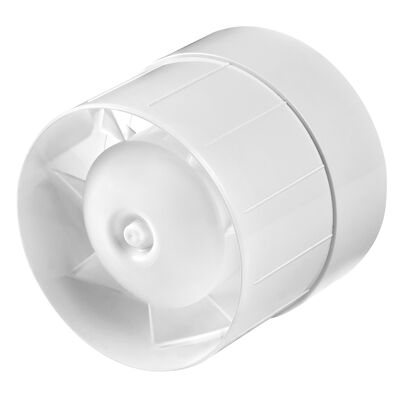 Wentylator kanałowy WKA100T biały, 0,48 kg, Ø100, opóźnienie wyłączenia AWENTA