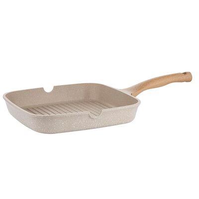 Patelnia grillowa aluminiowa Oslo 28 cm beżowy