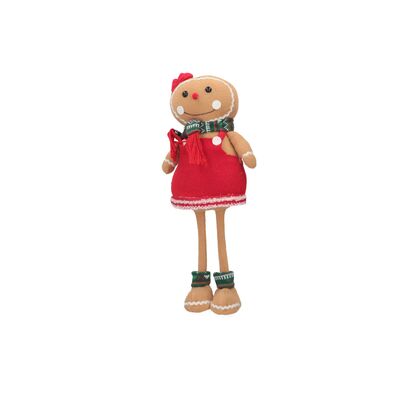 Figura tekstylna ciasteczkowy ludek 22,5 x 12 x 56 cm