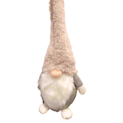 Figurka tekstylna skrzat 125 cm biało-brązowy