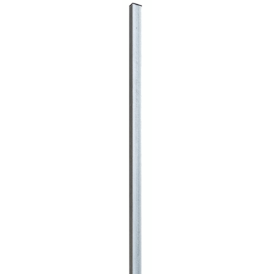 Słup gładki ocynkowany 60 x 40 mm wysokość 2 m