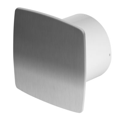Wentylator łazienkowy WNI100 inox, 0,683 kg, Ø100, kostka podłączeniowa AWENTA