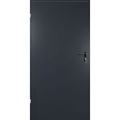Drzwi techniczne 80L antracyt lewe