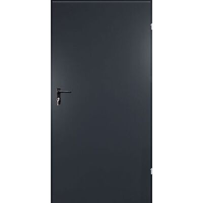 Drzwi techniczne 80P antracyt prawe