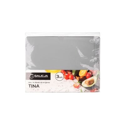 Zestaw desek do krojenia Tina 3szt 38 x 28 cm wielokolorowy