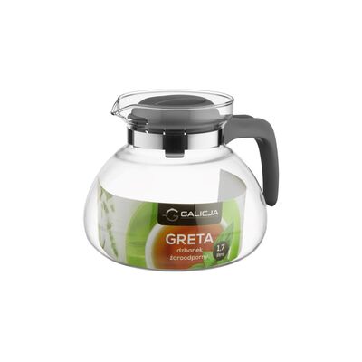 Dzbanek żaroodporny Greta 1,7 l mix kolorów