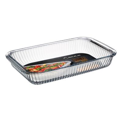 Naczynie żaroodporne Termica 34,5 x 20,5 cm 2,2 l transparentny