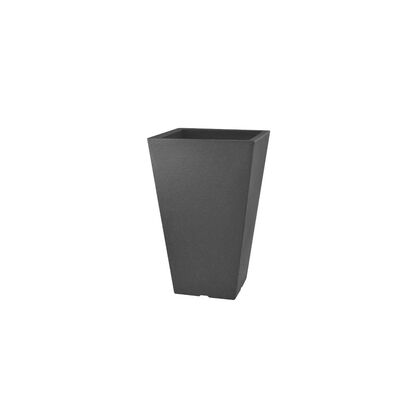 Doniczka kwadratowa Mila 24 cm antracytowy