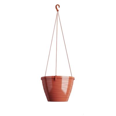 Doniczka wisząca Aurora 23 cm ceglasty