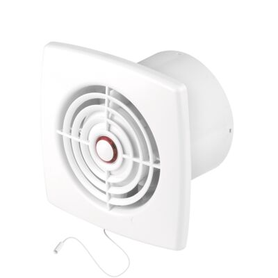 Wentylator łazienkowy WR125T biały, 0,7 kg, Ø125, opóźnienie wyłączenia AWENTA