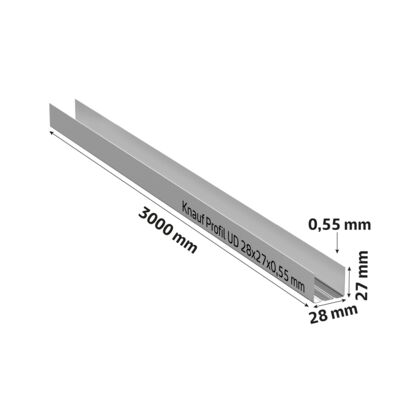 Profil UD 28/25/0,55 3000 mm