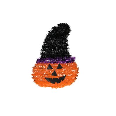 Dekoracja Halloween dynia z łańcucha 30 x 38 cm