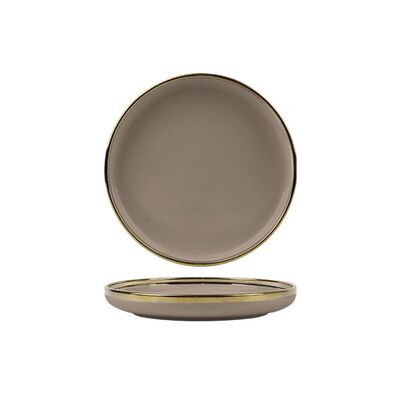 Talerz deserowy Berlotti 20 cm brązowy