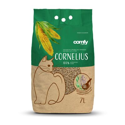 Żwirek kukurydziany Cornelius Herbs 7 l Comfy