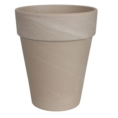 Donica terakota XL Granit 11 cm beżowy