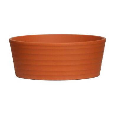 Misa terakota Natur 22 cm bez otworu ceglasty