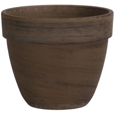 Donica ceramiczna Levante Basalt 21cm ciemnobrązowy