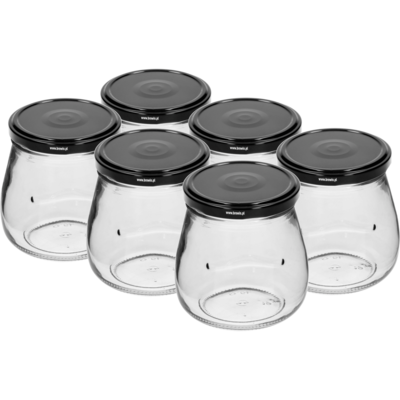 Słoik 500 ml odwrócona amfora z zakrętką fi 82/6