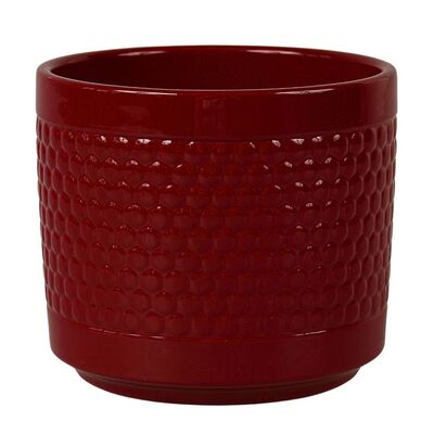 Osłonka cylinder 14 cm wino czerwony