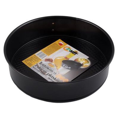 Tortownica nierdzewna 30 cm czarny Inmet
