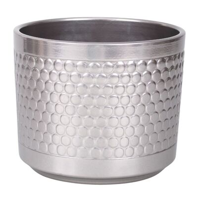 Osłonka cylinder 12 cm chrom srebrny