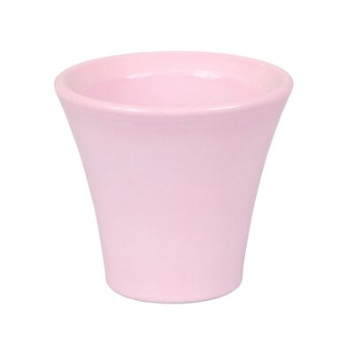 Osłonka ceramiczna 8 cm Lazur różowy