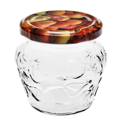 Słoik z metalową zakrętką 215 ml 7 x 7,6 cm