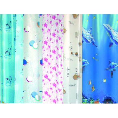 Zasłonka prysznicowa PEVA Eco 180 x 200 cm multicolor