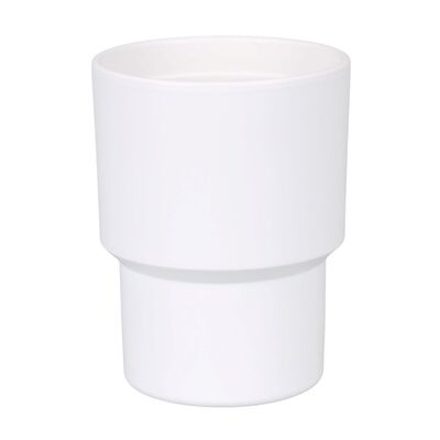 Osłonka ceramiczna 10 cm matowy biały