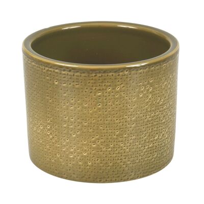 Osłonka ceramiczna 13 cm Pistacja Lazur zielony