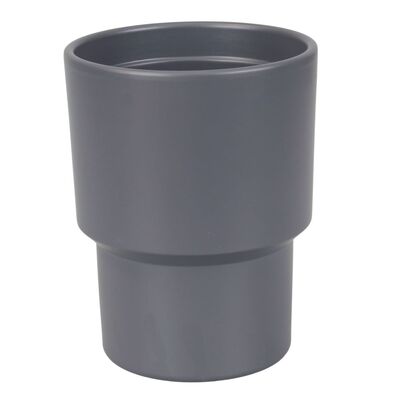 Osłonka ceramiczna 14 cm matowy szary