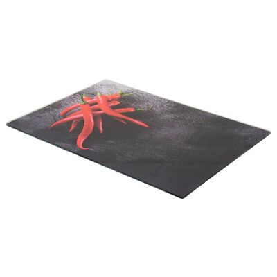 Deska do krojenia szklana 25 x 35 cm Clara grafitowy