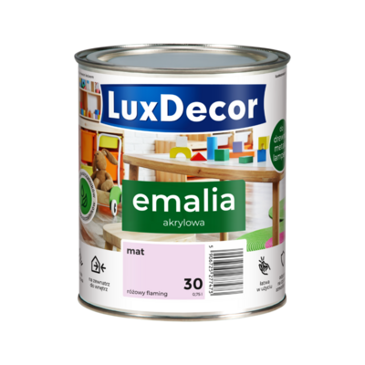 Emalia akrylowa Różowy Flaming 0,75 l mat LuxDecor