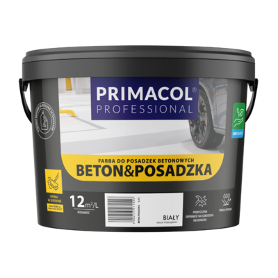 Farba Beton Posadzka biały 4,5 l Primacol Professional
