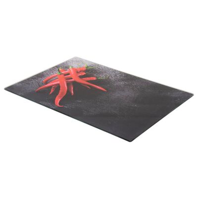 Deska do krojenia szklana 20 x 30 cm Clara grafitowy