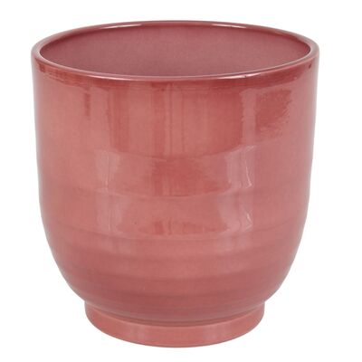 Osłonka ceramiczna 15 cm Merlot Lazur czerwony