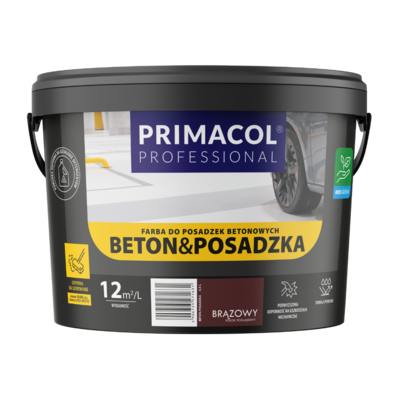 Farba Beton Posadzka brązowy 4,5 l Primacol Professional