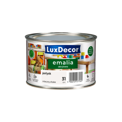Emalia akrylowa Mleczny Shake 0,4 l połysk LuxDecor
