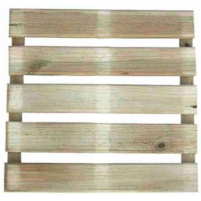 Podest ogrodowy 40 x 40 x 2,8 cm zielony naturalny impregnowany