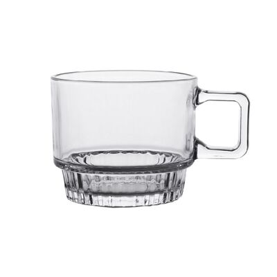 Kubek szklany Aldo 320 ml transparentny