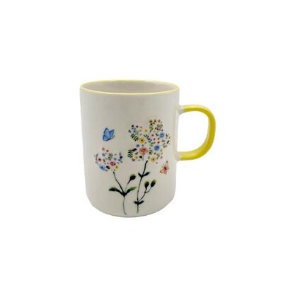 Kubek Flora kwiaty 390 ml wielokolorowy