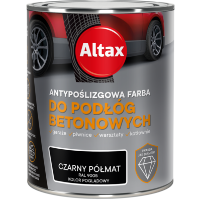 Farba do podłóg betonowych 0,75 l czarny Altax