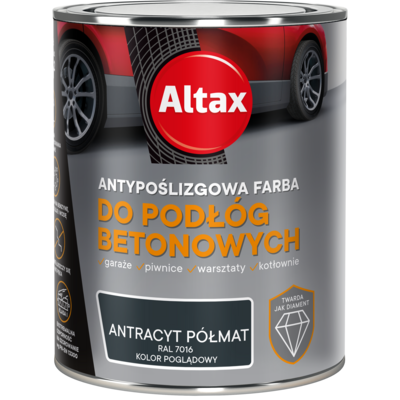 Farba do podłóg betonowych 0,75 l antrac Altax