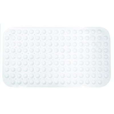Mata antypoślizgowa pcv 35 x 70 cm biała