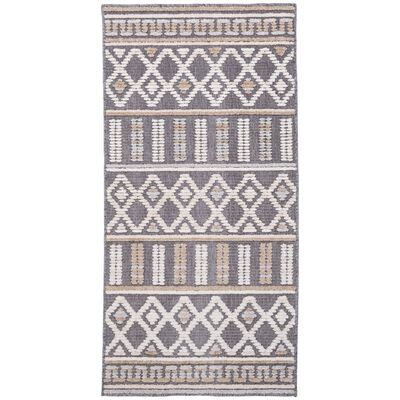 Dywan Nepal 120 x 180 cm geometria antracytowy
