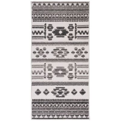 Dywan Nepal 80 x 153 cm aztecki szary