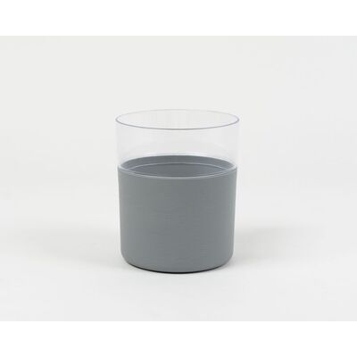 Osłonka Perry 11 cm ze szkłem szary