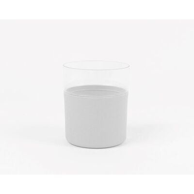 Osłonka Perry 21 cm ze szkłem biały