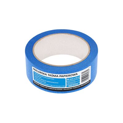 Taśma 38 mm x 33 m niebieska papierowa