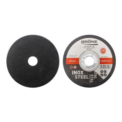 Tarcza tnąca do stali INOX 1 mm 125 x 22,2 mm Gröne